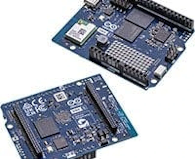Arduino's UNO Q 200 microcontroller against a white background