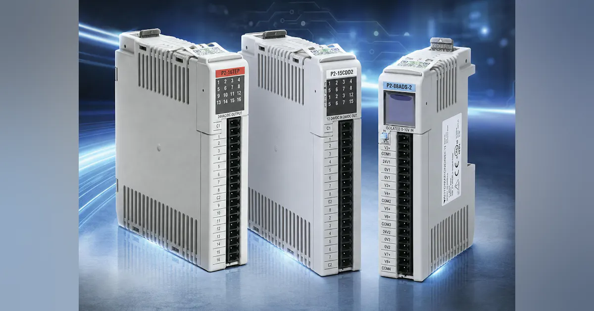 Spacecraft Command Module AutomationDirect space-saving I/O modules compact input and output ...