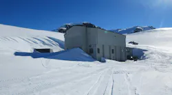 Exterior of Målset hydro power plant.