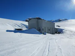 Exterior of Målset hydro power plant.