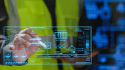 Dashboard software, dashboard analytics: manufacturing, industrial facility, technology, digital data network, factory industry, modern engineering worker engineer with software dashboard futuristic. background technology