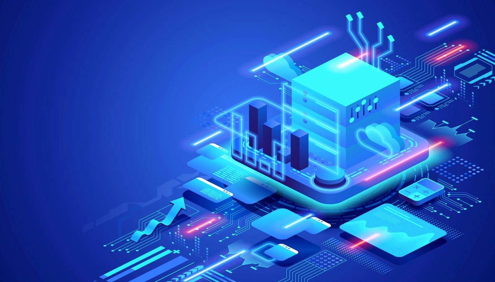 Big data powers smart factory ecosystems with cloud computing, real-time analytics, and connected data processing, enabling predictive maintenance, productivity growth, and informed decision-making